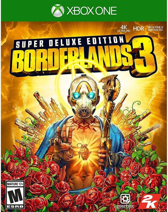 Borderlands 3 Super Deluxe Edition Xbox One game box