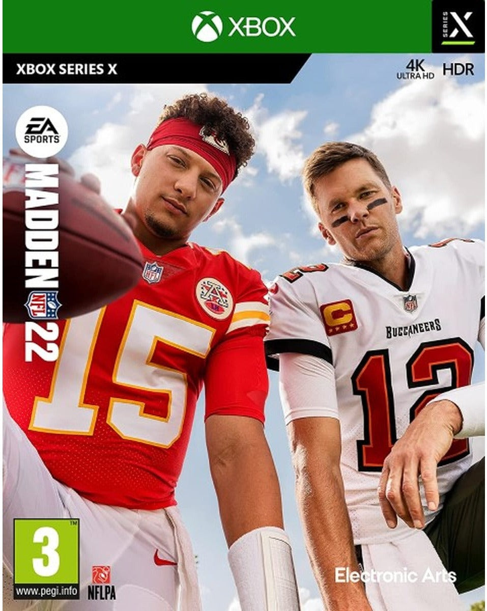Madden NFL 22 Xbox Series X game box art