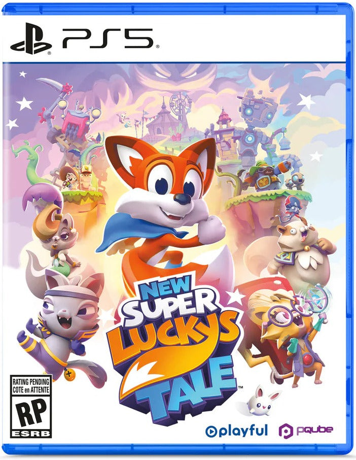 New Super Lucky's Tale PlayStation 5 game box art