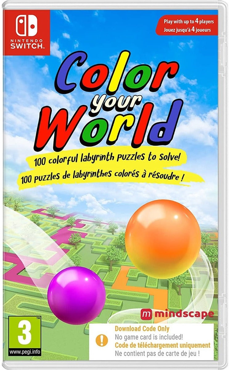 Color Your World Nintendo Switch code in a box edition by Mindscape