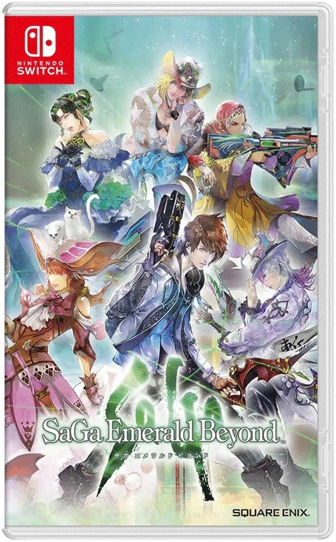 SaGa Emerald Beyond Nintendo Switch box art – Asian/English edition