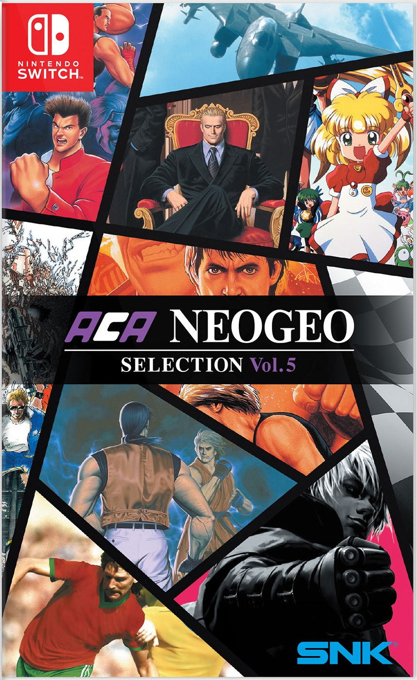 ACA NeoGeo Selection Vol. 5 Nintendo Switch cartridge Asian box