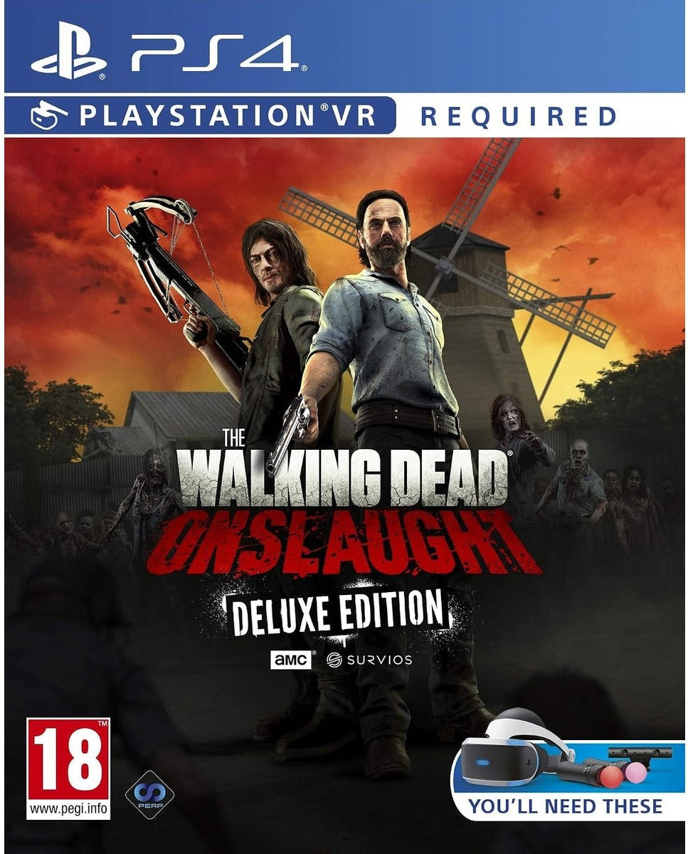 The Walking Dead: Onslaught Survivor Edition PS4 PSVR game box