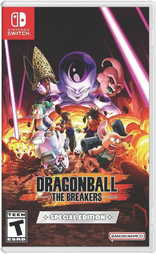 Dragon Ball: The Breakers Special Edition Nintendo Switch Code in a Box packaging