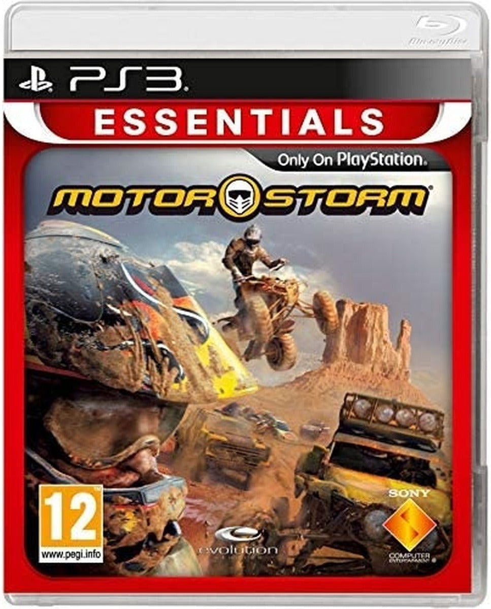 MotorStorm Essentials PlayStation 3 game case