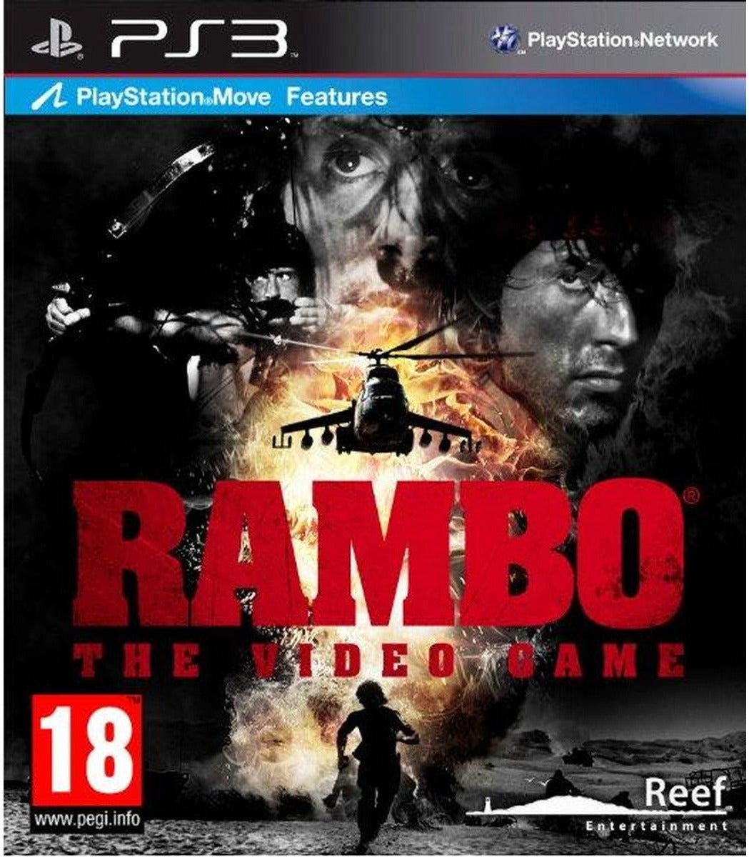 Rambo: The Video Game PlayStation 3 box art