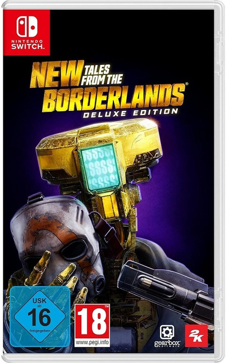 New Tales from the Borderlands Deluxe Edition Nintendo Switch game box – German edition