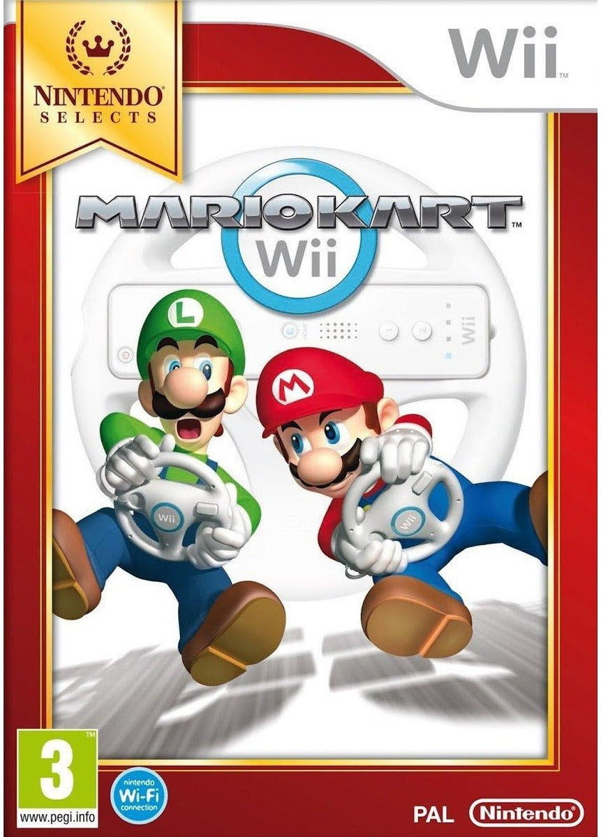 Mario Kart Nintendo Selects Wii game disc case