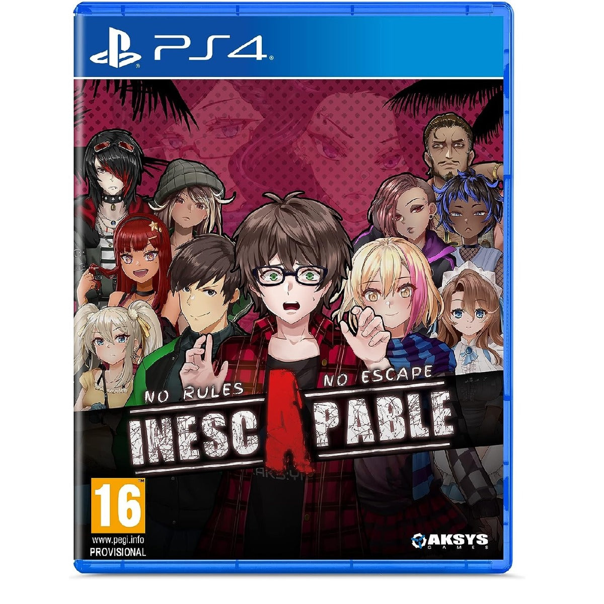 Inescapable: No Rules, No Rescue PlayStation 4 játék borítója