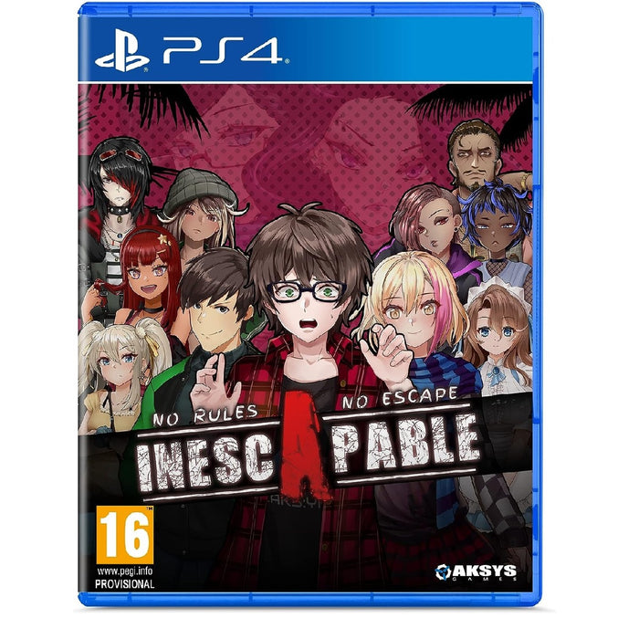 Inescapable: No Rules, No Rescue PlayStation 4 játék borítója
