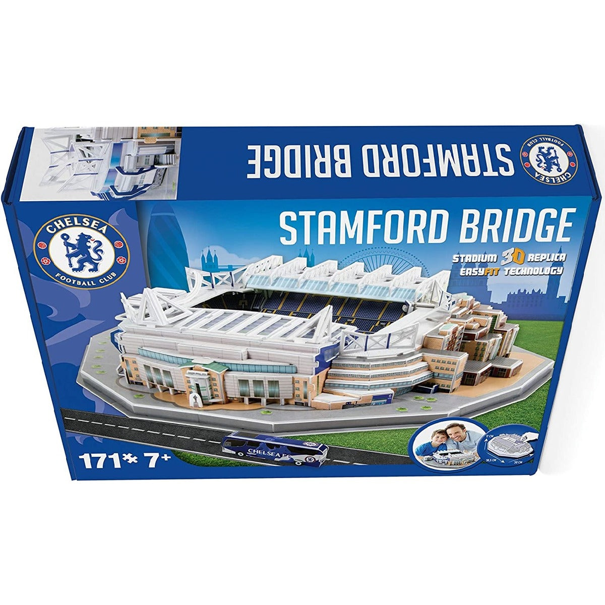 3D Stadium Puzzle Chelsea Stamford Bridge box by Paul Lamond Games
