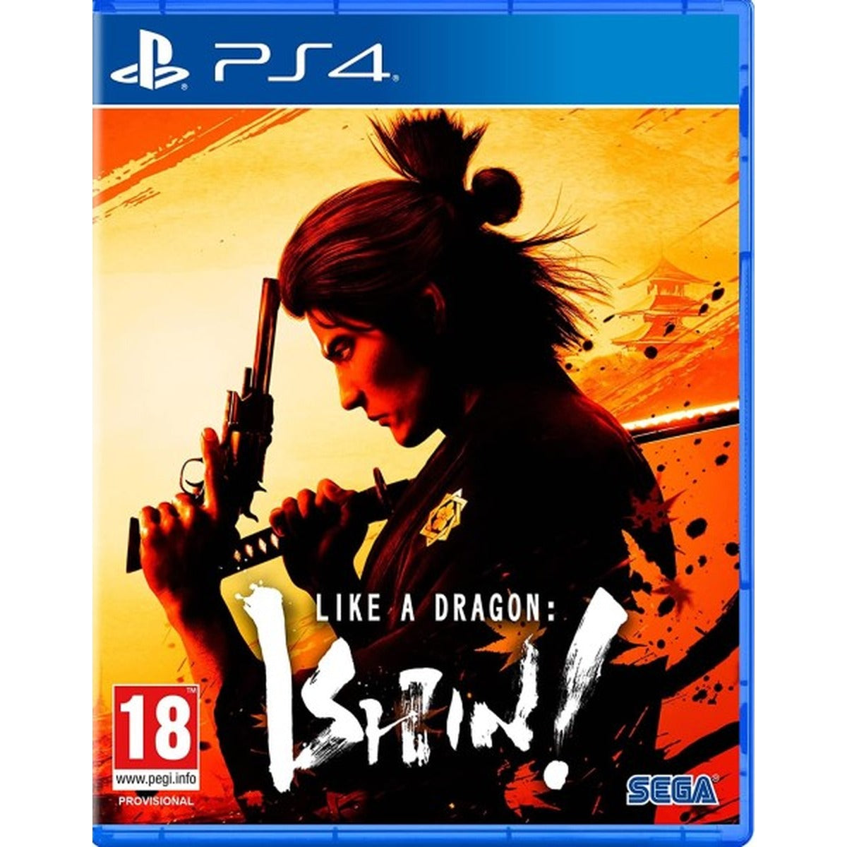 Like a Dragon: Ishin! PlayStation 4 játék dobozborítója