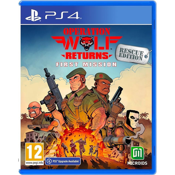 Operation Wolf Returns: First Mission Rescue Edition PlayStation 4 doboz