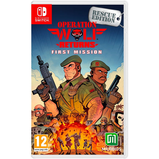 Operation Wolf Returns: First Mission - Rescue Edition Nintendo Switch doboz