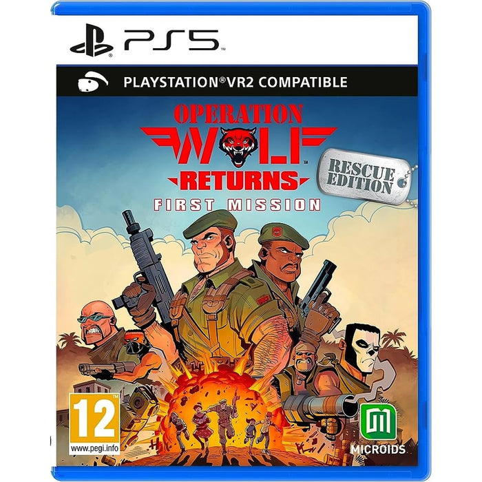 Operation Wolf Returns: First Mission Rescue Edition PlayStation 5 doboz