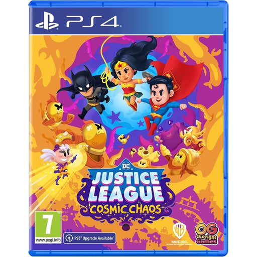 DC's Justice League: Cosmic Chaos PlayStation 4 game box art