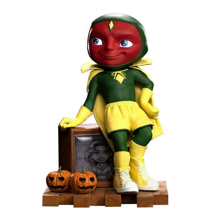 Iron Studios MiniCo Figurines Marvel WandaVision Vision Halloween figura