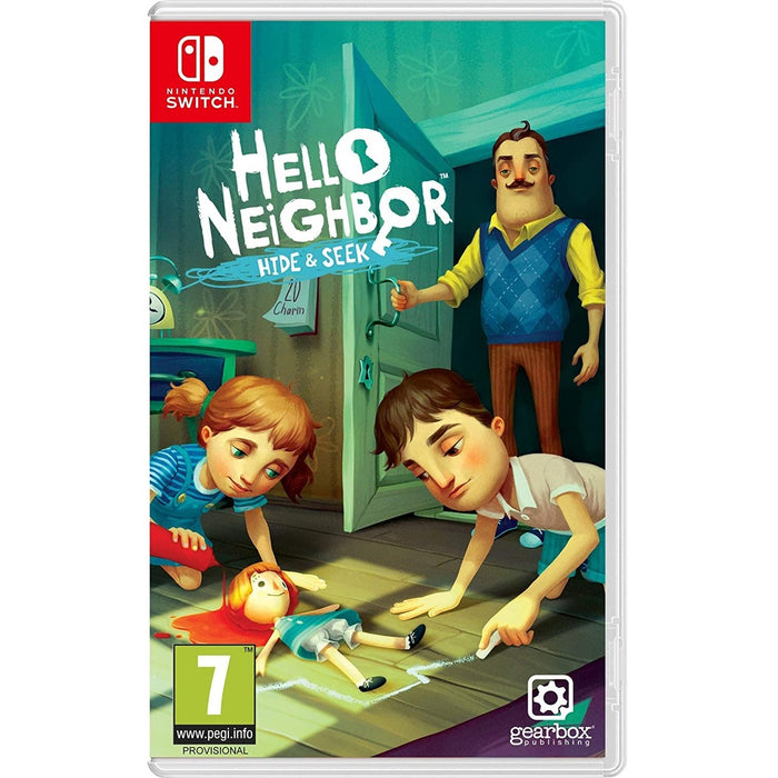 Hello Neighbor: Hide & Seek Nintendo Switch doboz – angol/francia borító