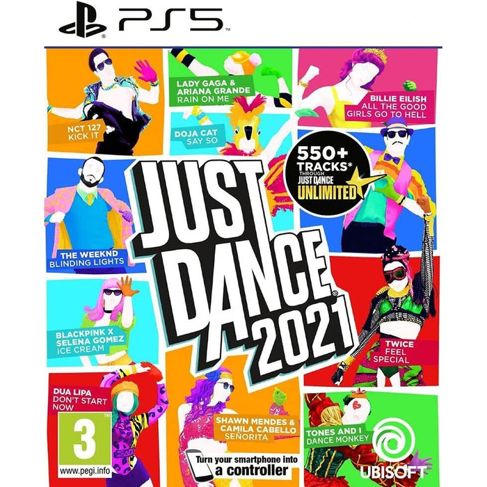 Just Dance 2021 PlayStation 5 játék doboza – francia borítós kiadás