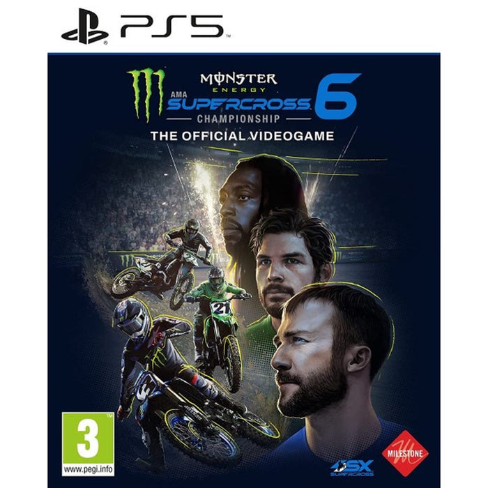 Monster Energy Supercross – The Official Videogame 6 PlayStation 5 borítókép