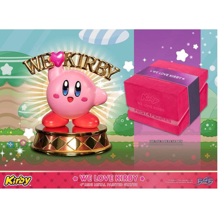 First4Figures Kirby We Love Kirby Mini Die Cast 4 inch fém szobrocska