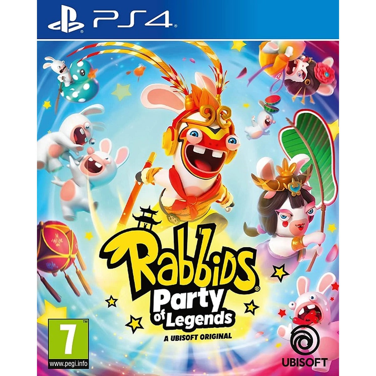 Rabbids: Party of Legends PlayStation 4 game box art
