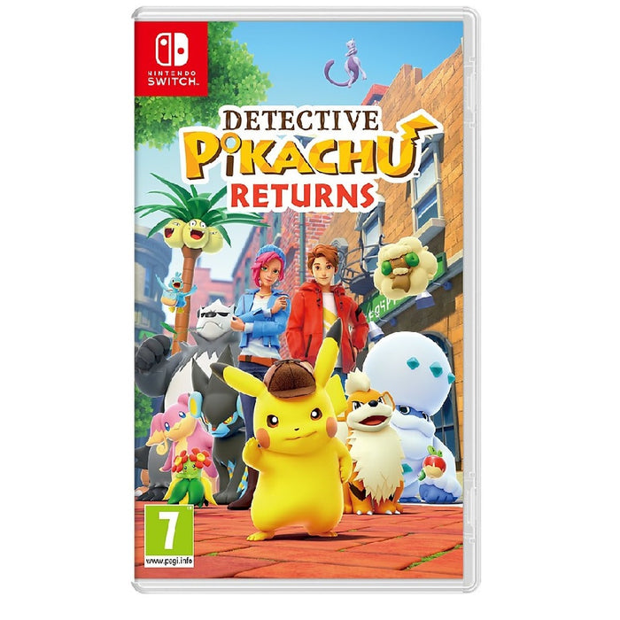 Detective Pikachu Returns Nintendo Switch játék doboza