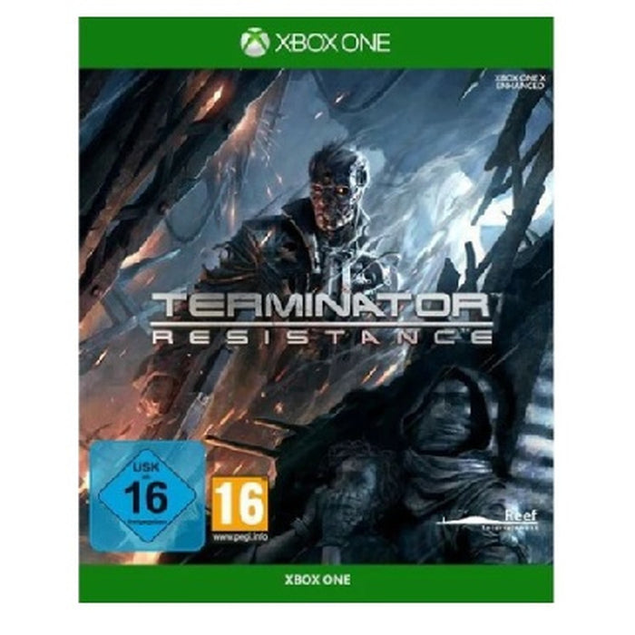 Terminator: Resistance Xbox One játék doboza – német kiadás