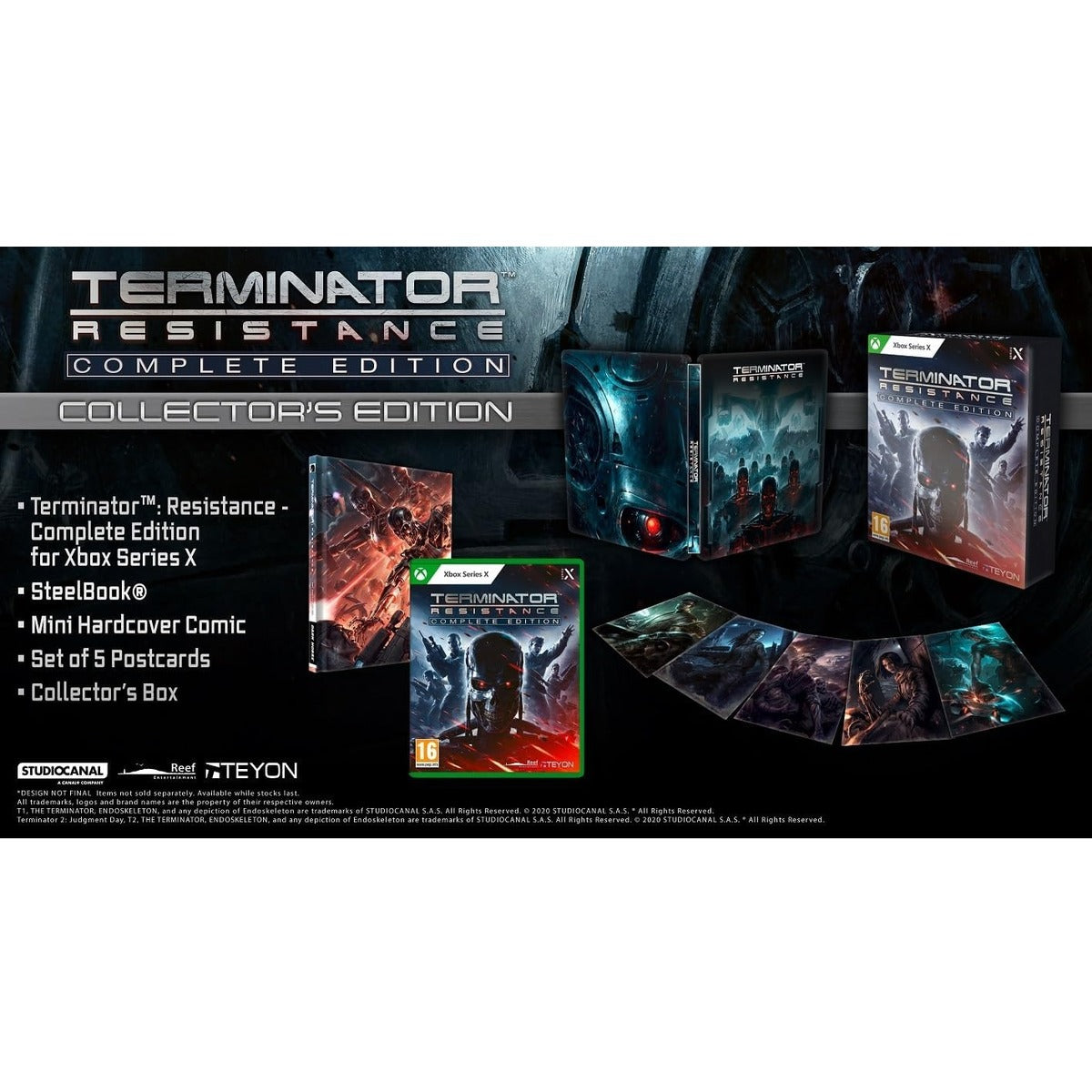 Terminator: Resistance Complete Collector's Edition Xbox Series X doboz