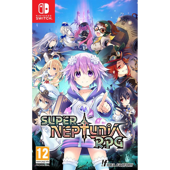 Super Neptunia RPG Standard Edition Nintendo Switch újrakiadás dobozborító