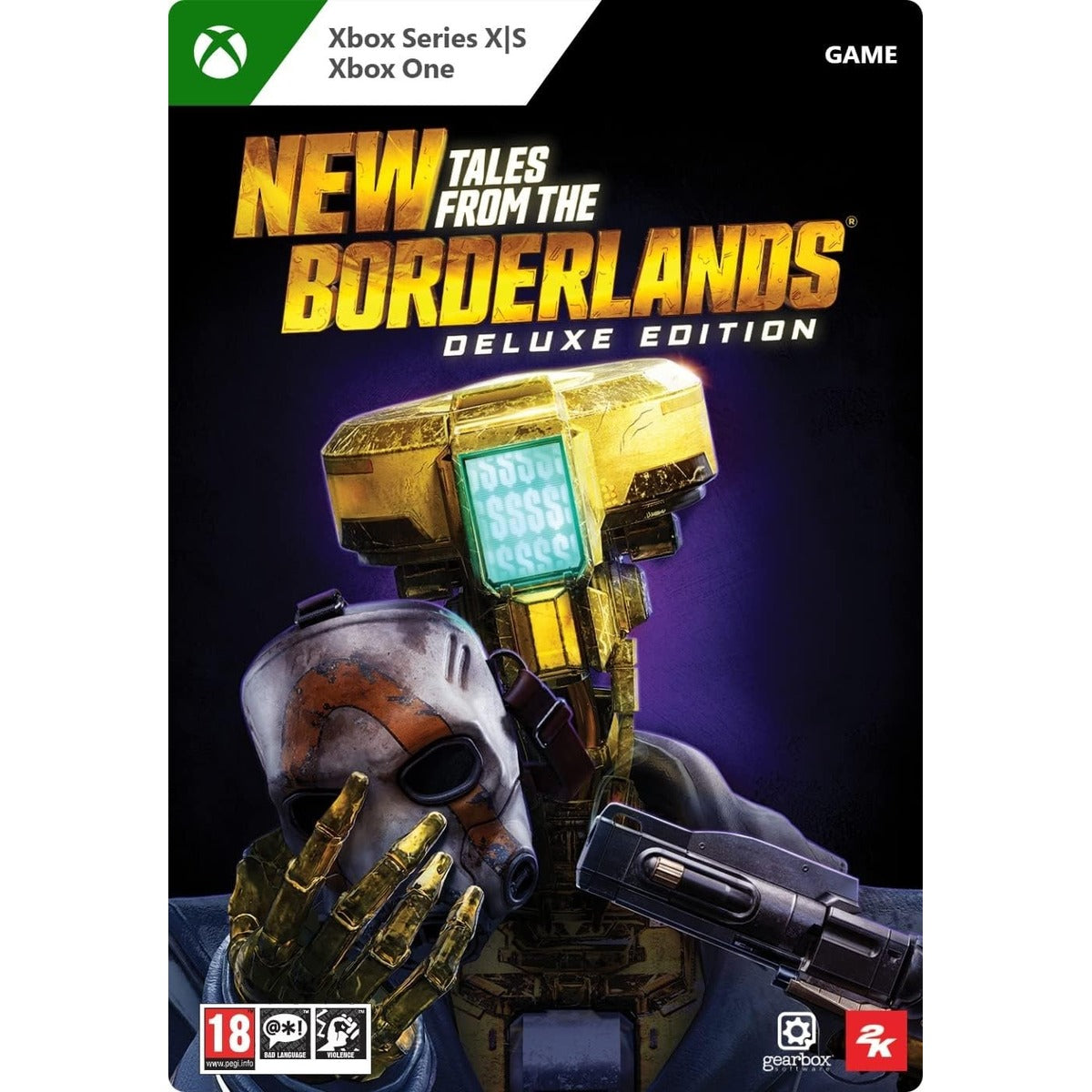 New Tales from the Borderlands Deluxe Edition Xbox Series X játék doboza