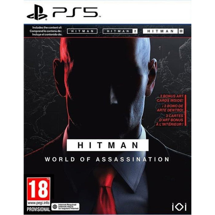 Hitman: World of Assassination PlayStation 5 játék dobozborítója
