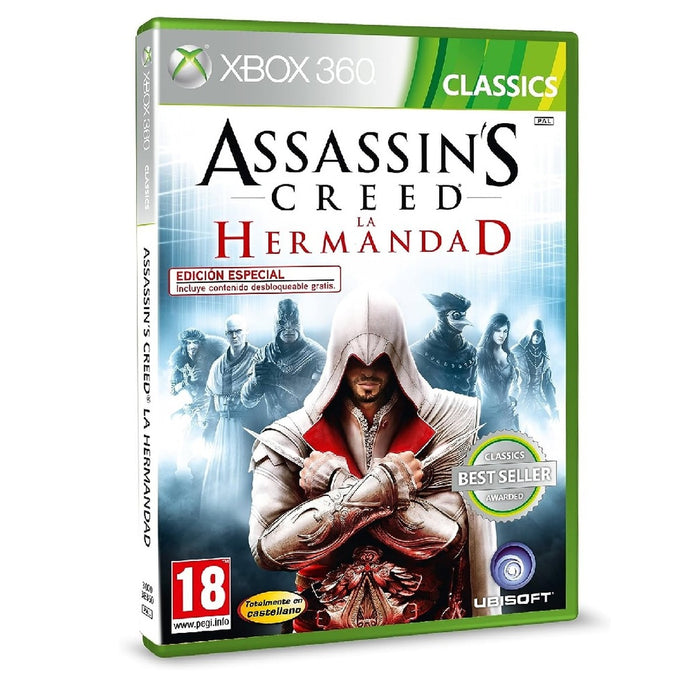 Assassin's Creed Brotherhood Special Edition Xbox 360 játék doboza – spanyol borító