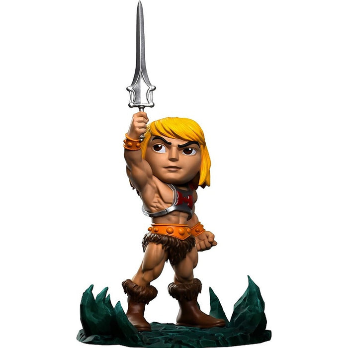 Iron Studios MiniCo He-Man Masters of the Universe PVC figura Castle Grayskull talapzaton
