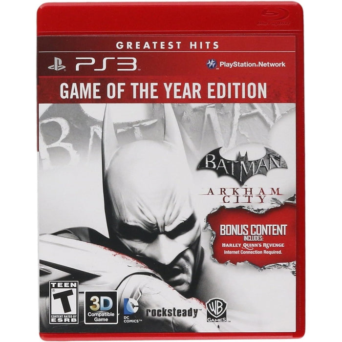 Batman: Arkham City Game of the Year Edition PlayStation 3 dobozborító
