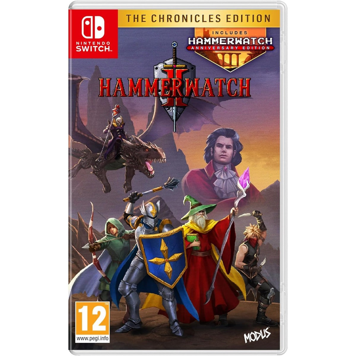 Hammerwatch II: The Chronicles Edition Nintendo Switch doboz