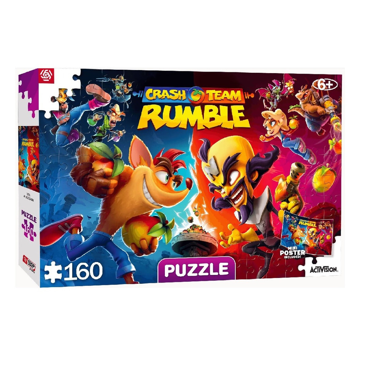 Good Loot Kids Puzzle Crash Team Rumble 160-piece jigsaw puzzle box