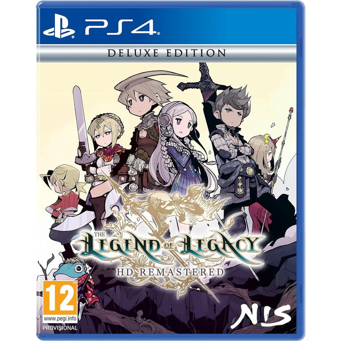 The Legend of Legacy HD Remastered Deluxe Edition PlayStation 4 borító
