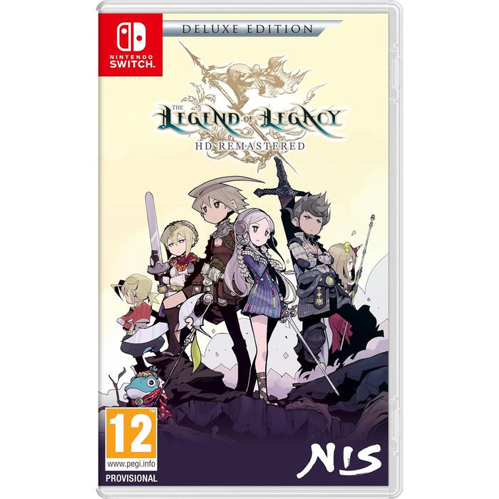 The Legend of Legacy HD Remastered Deluxe Edition Nintendo Switch doboz