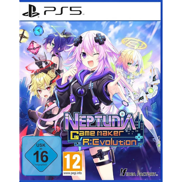 Neptunia Game Maker R:Evolution Day One Edition PlayStation 5 borító