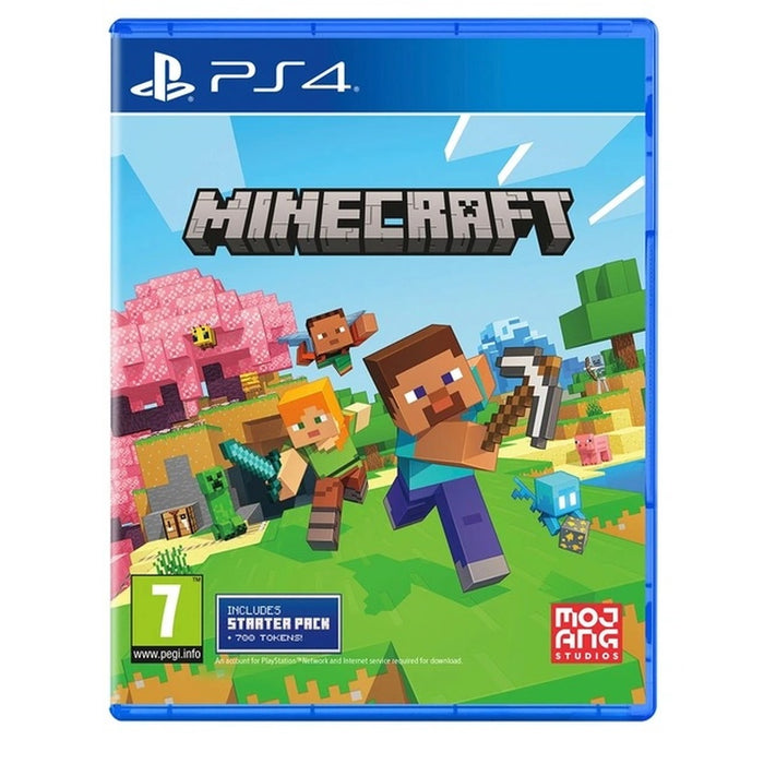 Minecraft Starter Collection PlayStation 4 játék dobozborítója