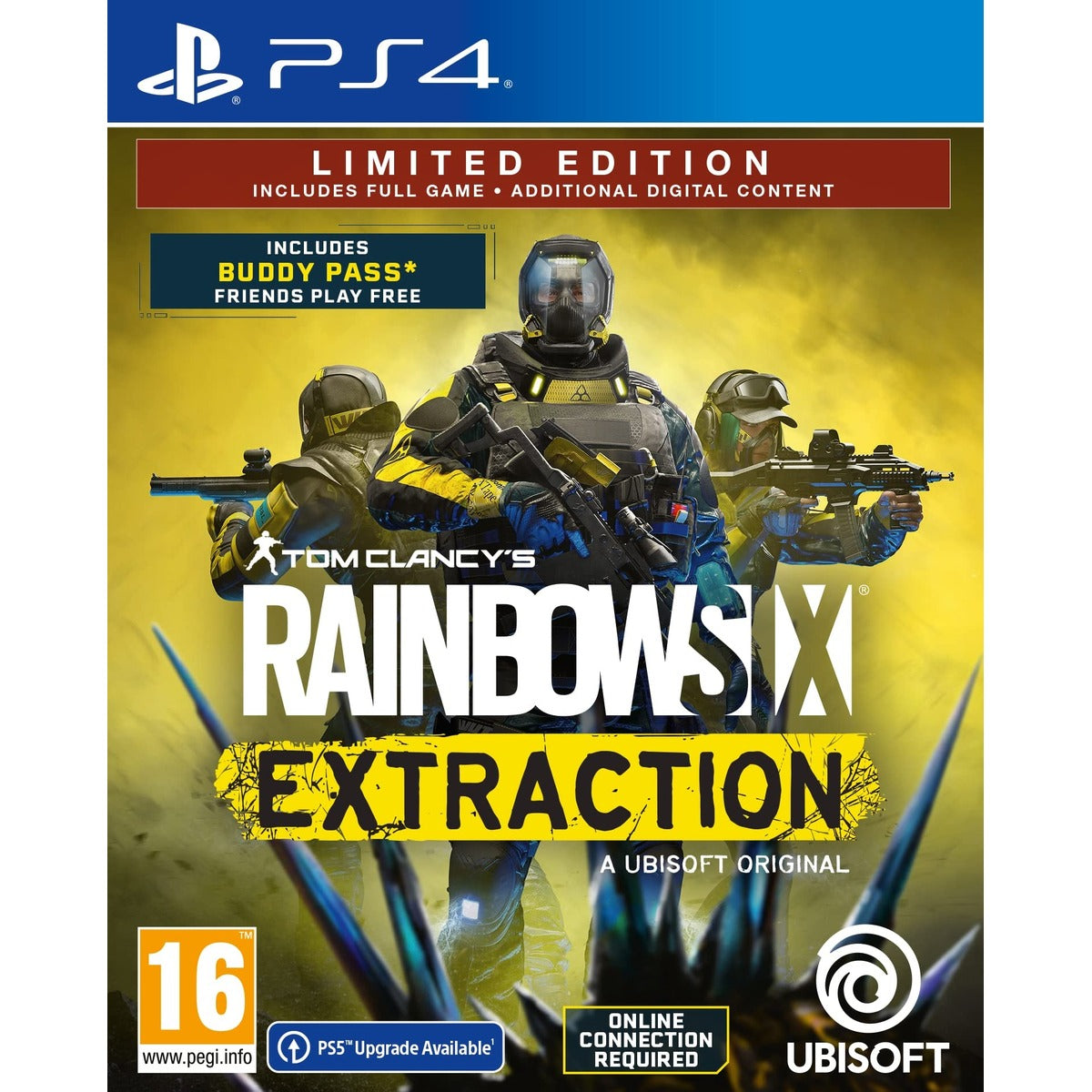 Tom Clancy's Rainbow Six: Extraction Limited Edition PlayStation 4 box art