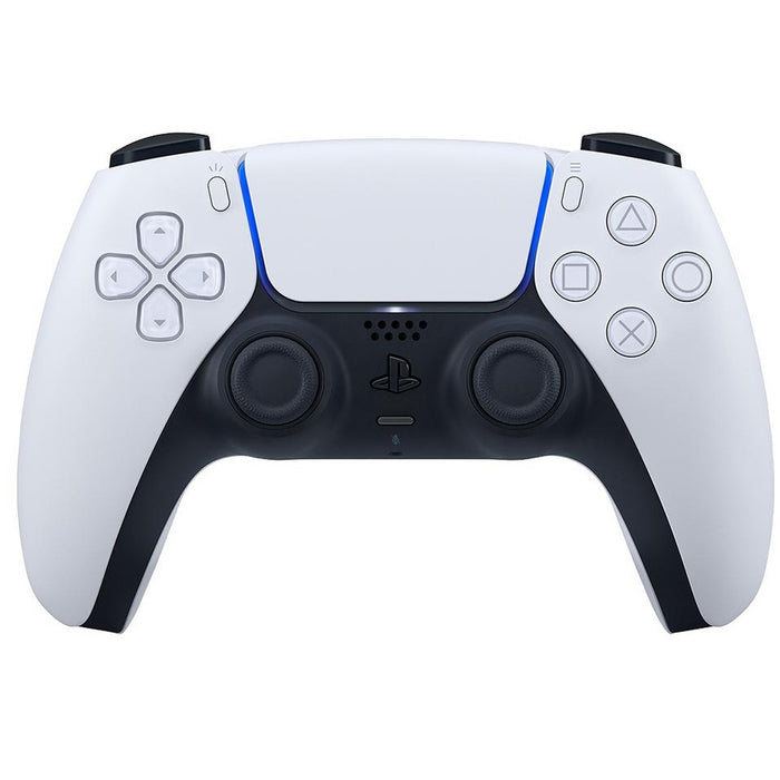 Sony DualSense Wireless Controller fehér színben, PlayStation 5 – doboz előlnézet