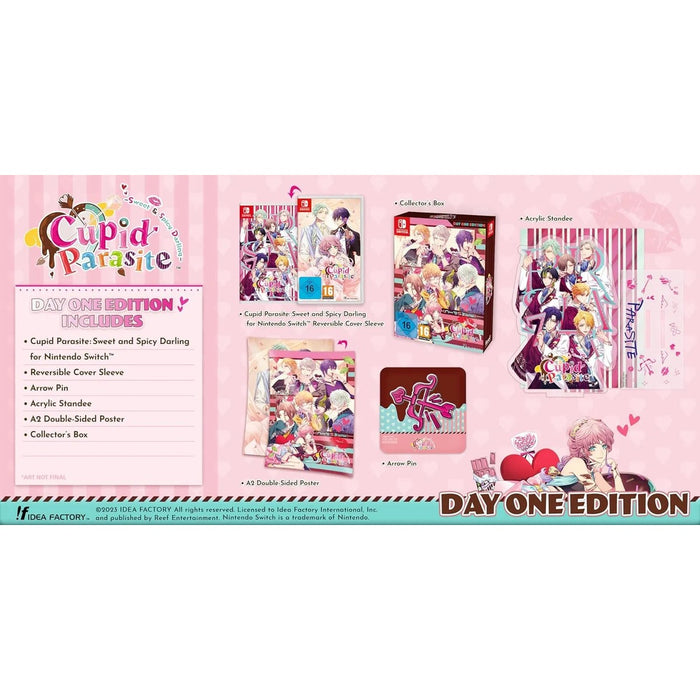 Cupid Parasite: Sweet and Spicy Darling Day One Edition Nintendo Switch doboz