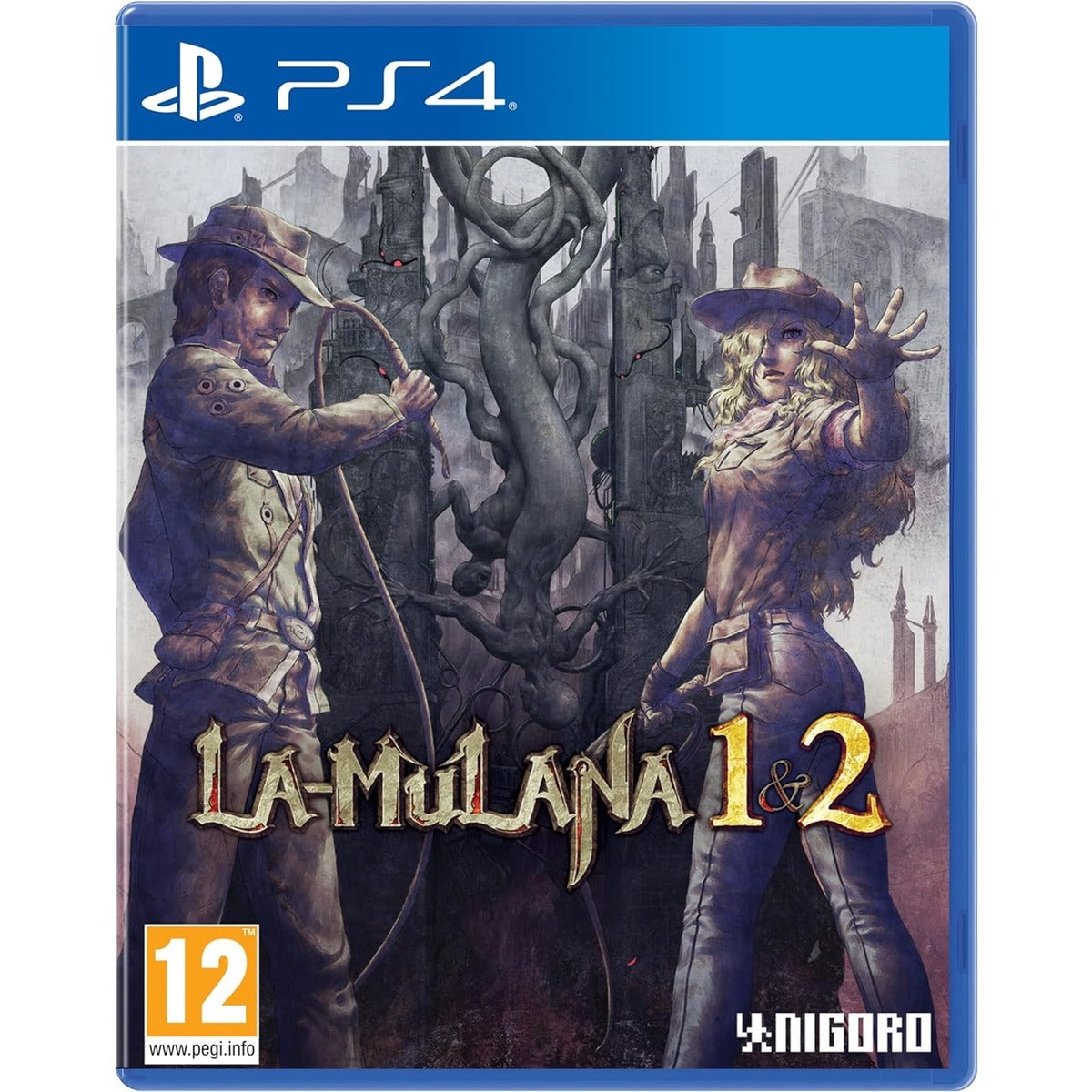 LA-MULANA 1 & 2 Standard Edition Re-release PlayStation 4 borító