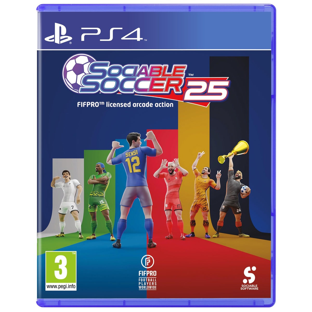 Sociable Soccer 25 PlayStation 4 dobozborító