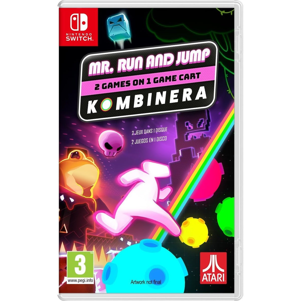 Mr. Run and Jump + Kombinera Adrenaline Pack Nintendo Switch box art