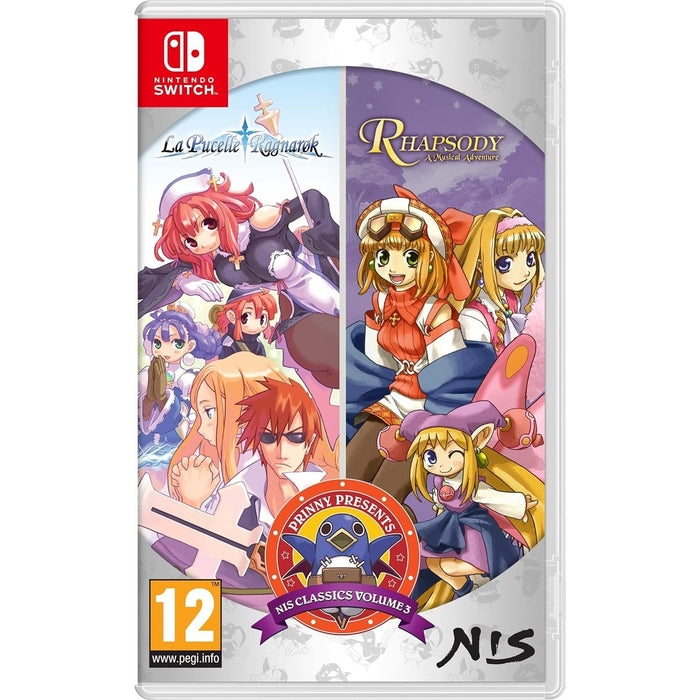 Prinny Presents NIS Classics Volume 3 Standard Edition Nintendo Switch doboz
