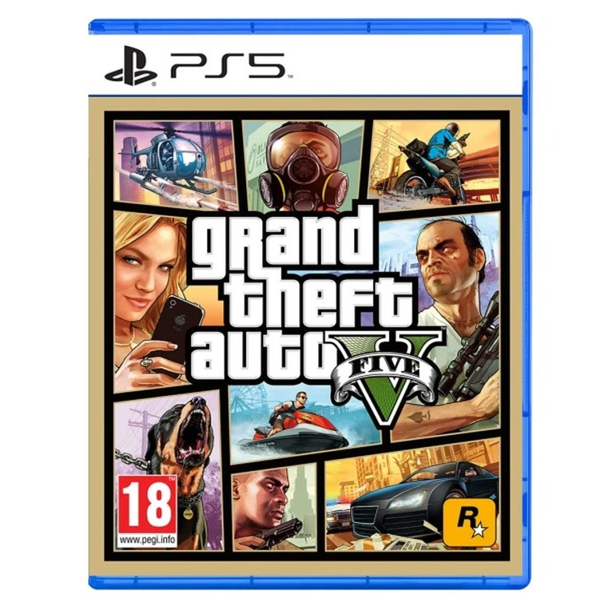 Grand Theft Auto V Enhanced PlayStation 5 dobozborító