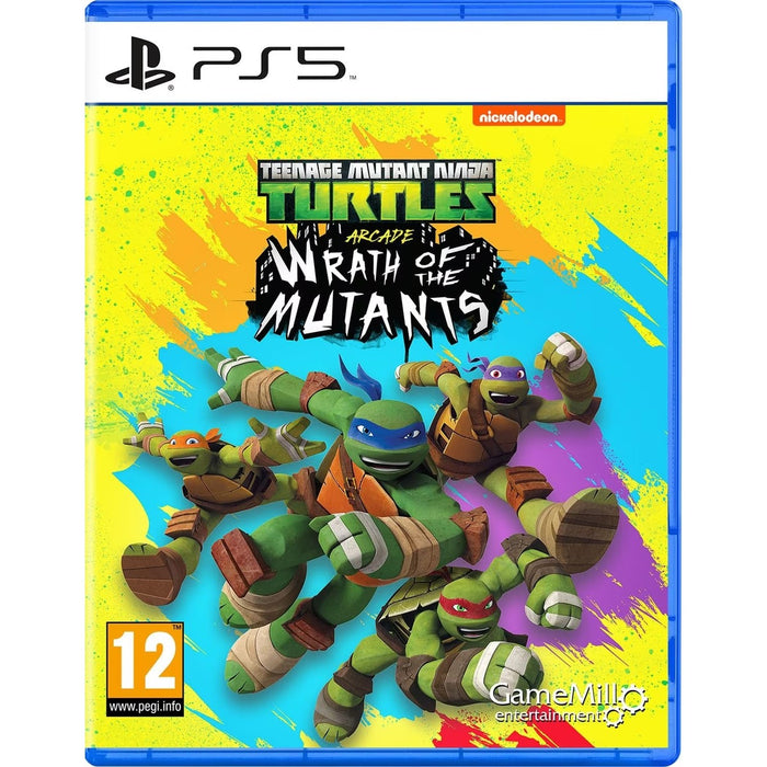 TMNT Arcade: Wrath of the Mutants PlayStation 5 dobozos játék borítója